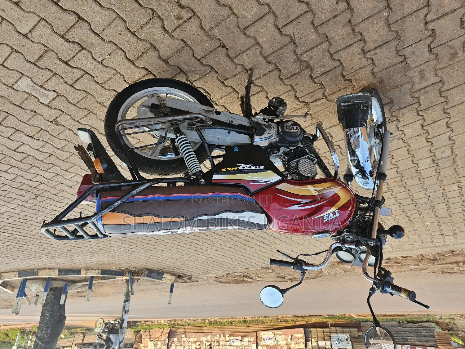 TVS XL 100 2018 Red