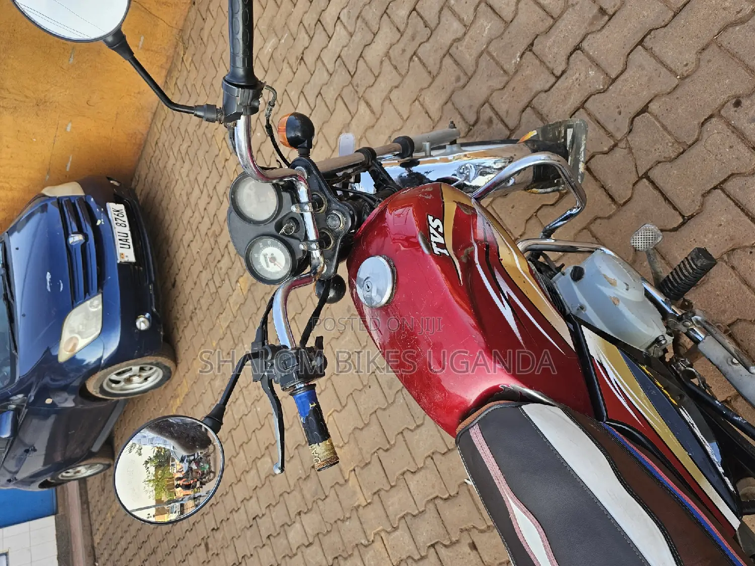 TVS XL 100 2018 Red