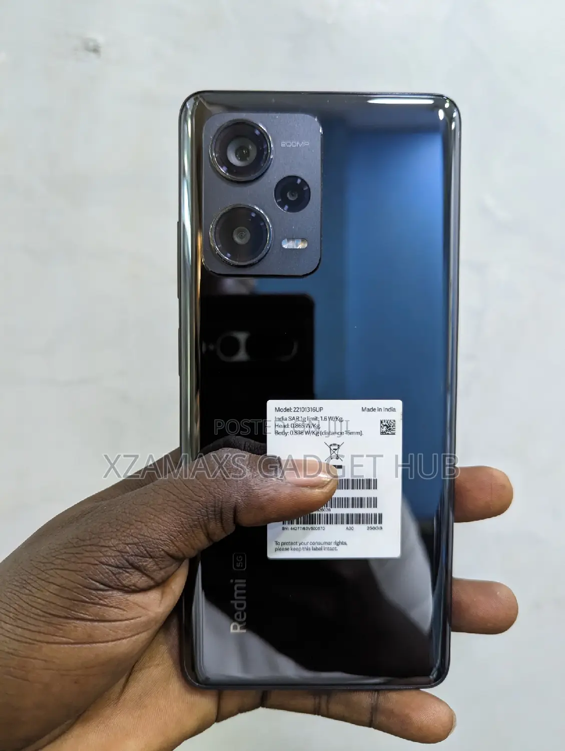 Xiaomi Redmi Note 12 Pro+ 5G 256 GB Black