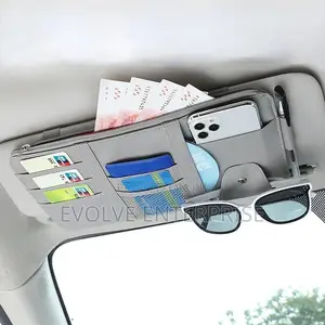 Photo - Multifunctional Business Leather Car Storage Bag