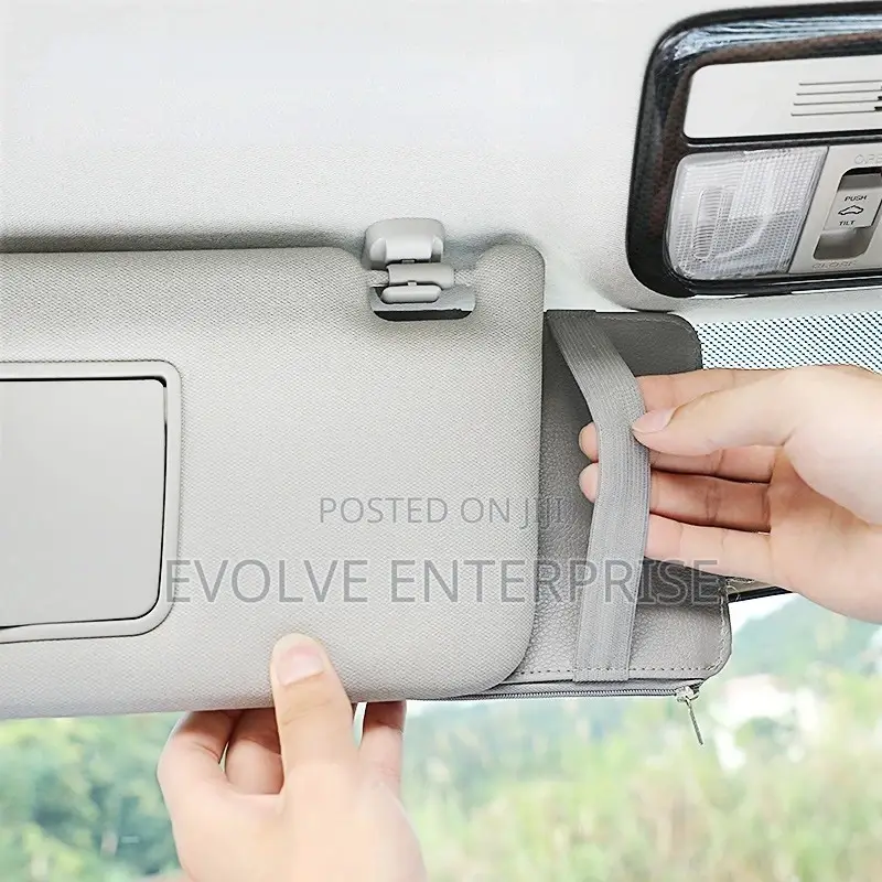 Multifunctional Business Leather Car Storage Bag