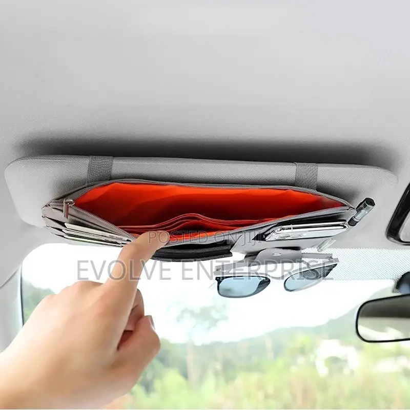 Multifunctional Business Leather Car Storage Bag