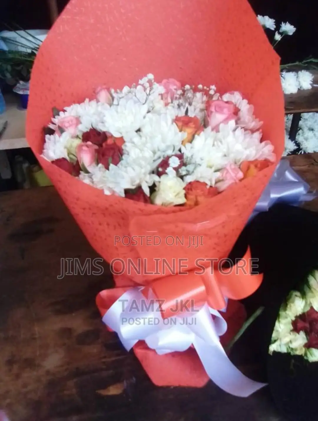 Birthday Gift Flower With Original Rado Womens Watch(1pc)