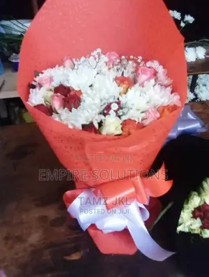 Birthday Gift Flower With Original Rado Womens Watch(1pc)