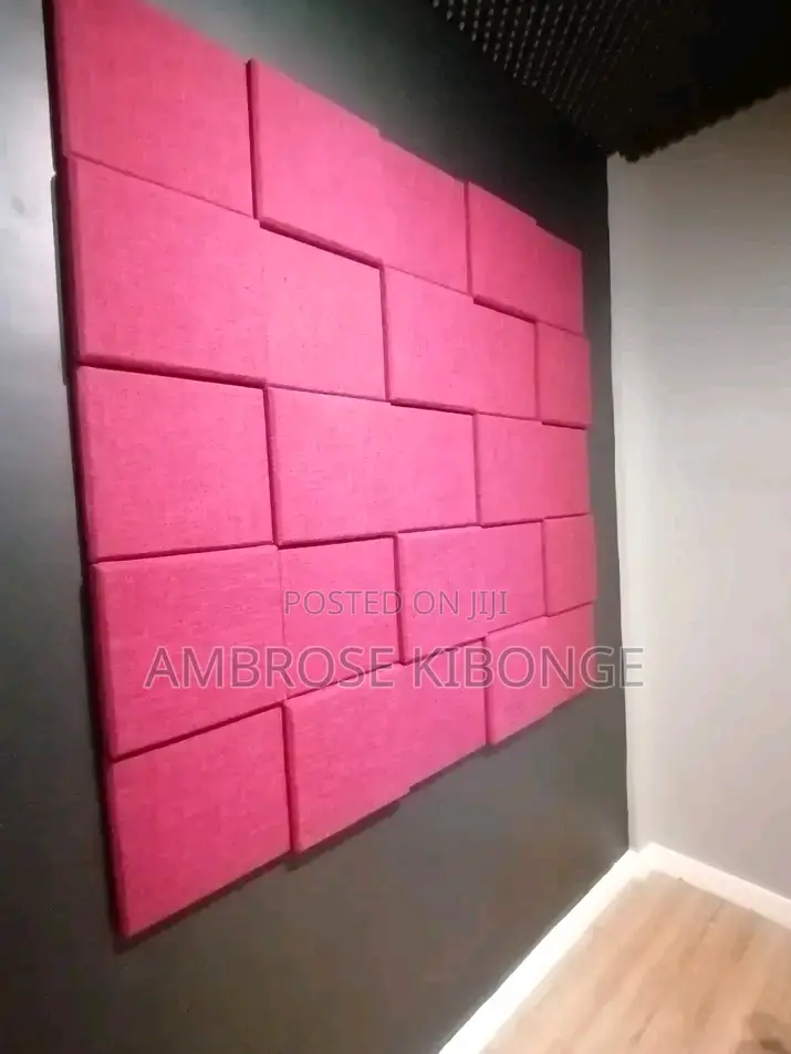 Soundproof Acoustic Foam Panel 12x2cm for Studio and Office.