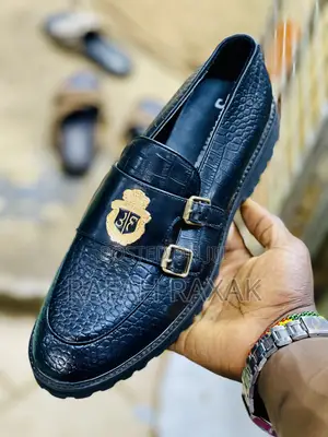 Original Men’S Billionaire Double Buckle Loafers Gentle Shoe
