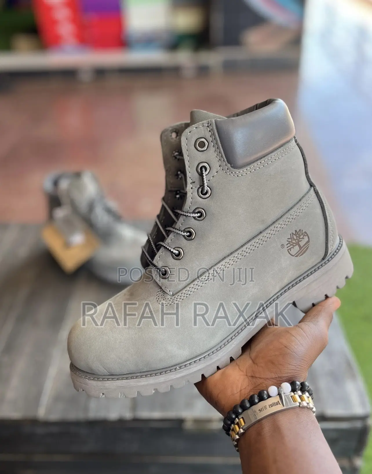 Original Grey 6 Inch Waterproof Timberland Leather Boots