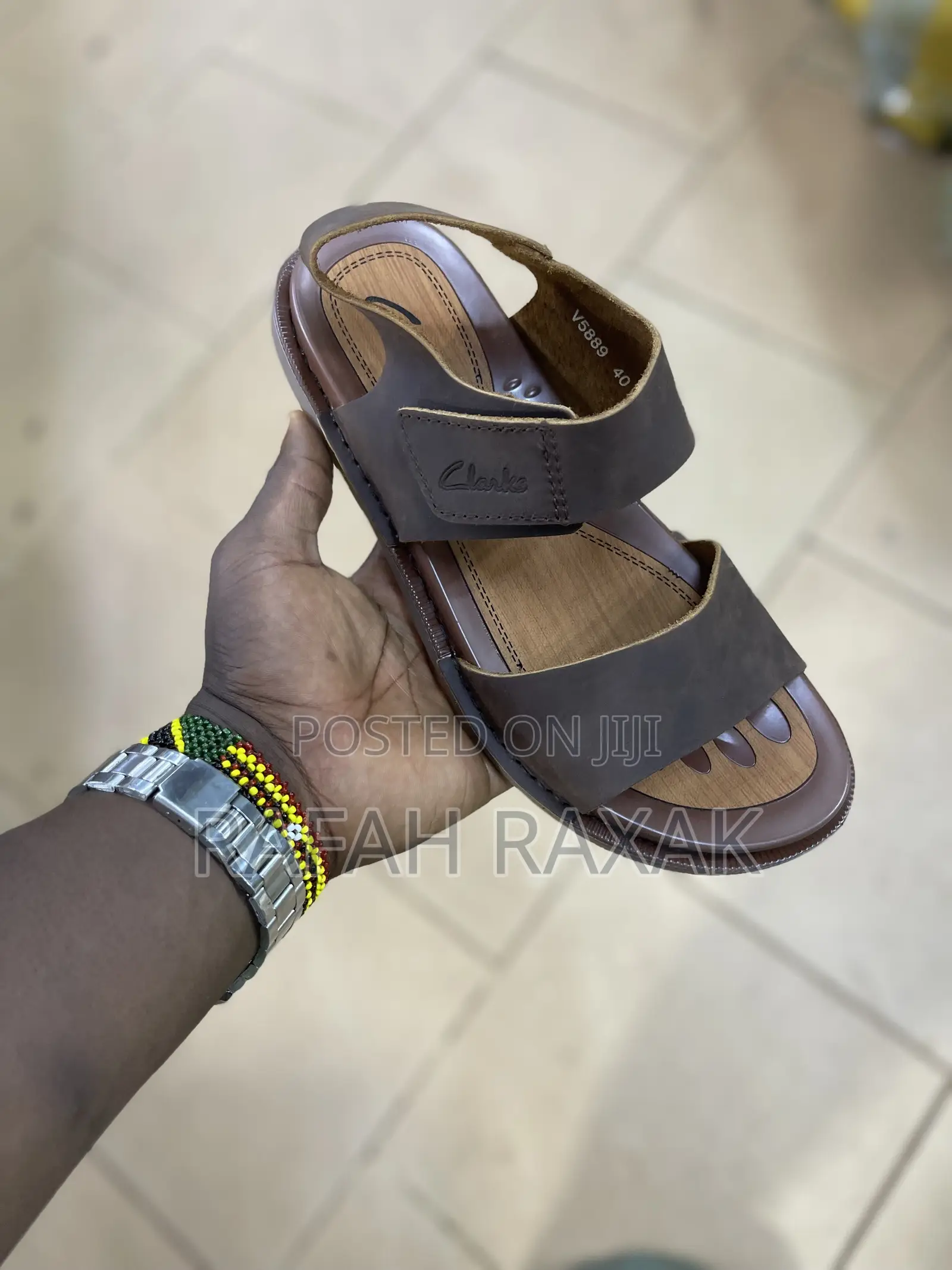 Original Men’S Clarks Casual Premium Leather Sandals