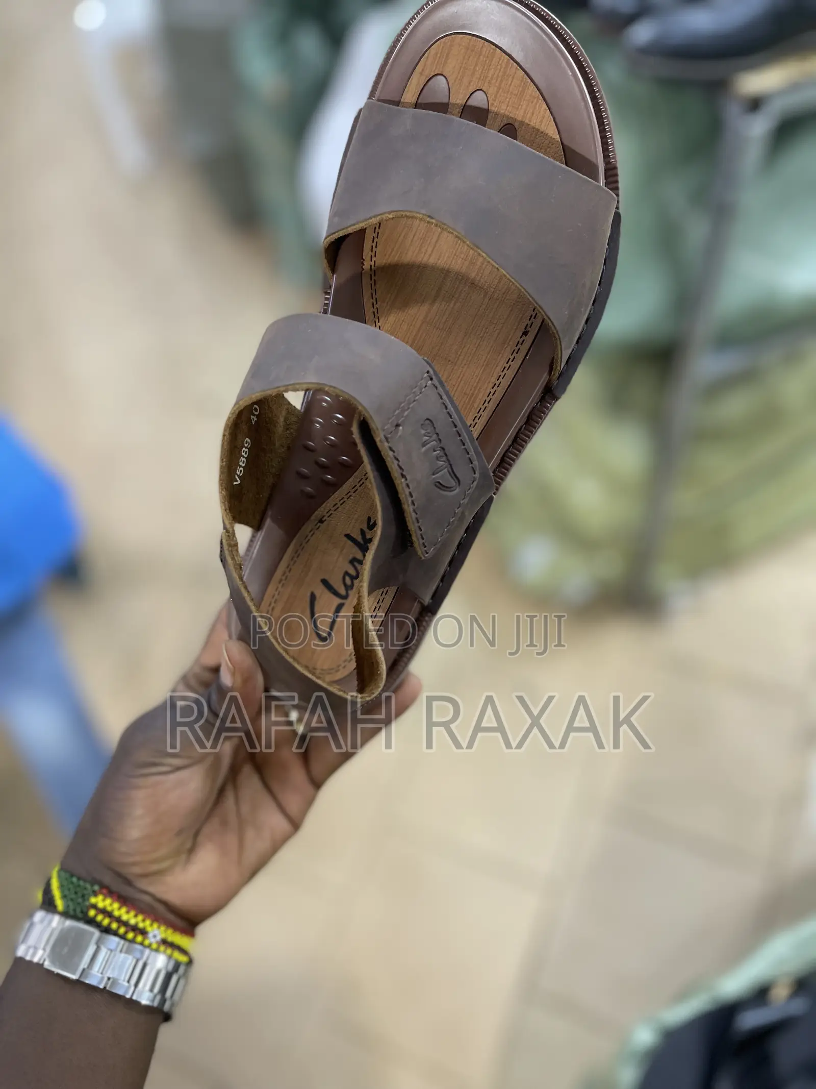 Original Men’S Clarks Casual Premium Leather Sandals