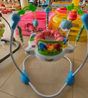 Baby Jumper Trolley With 360 Rotatable Padded Seat