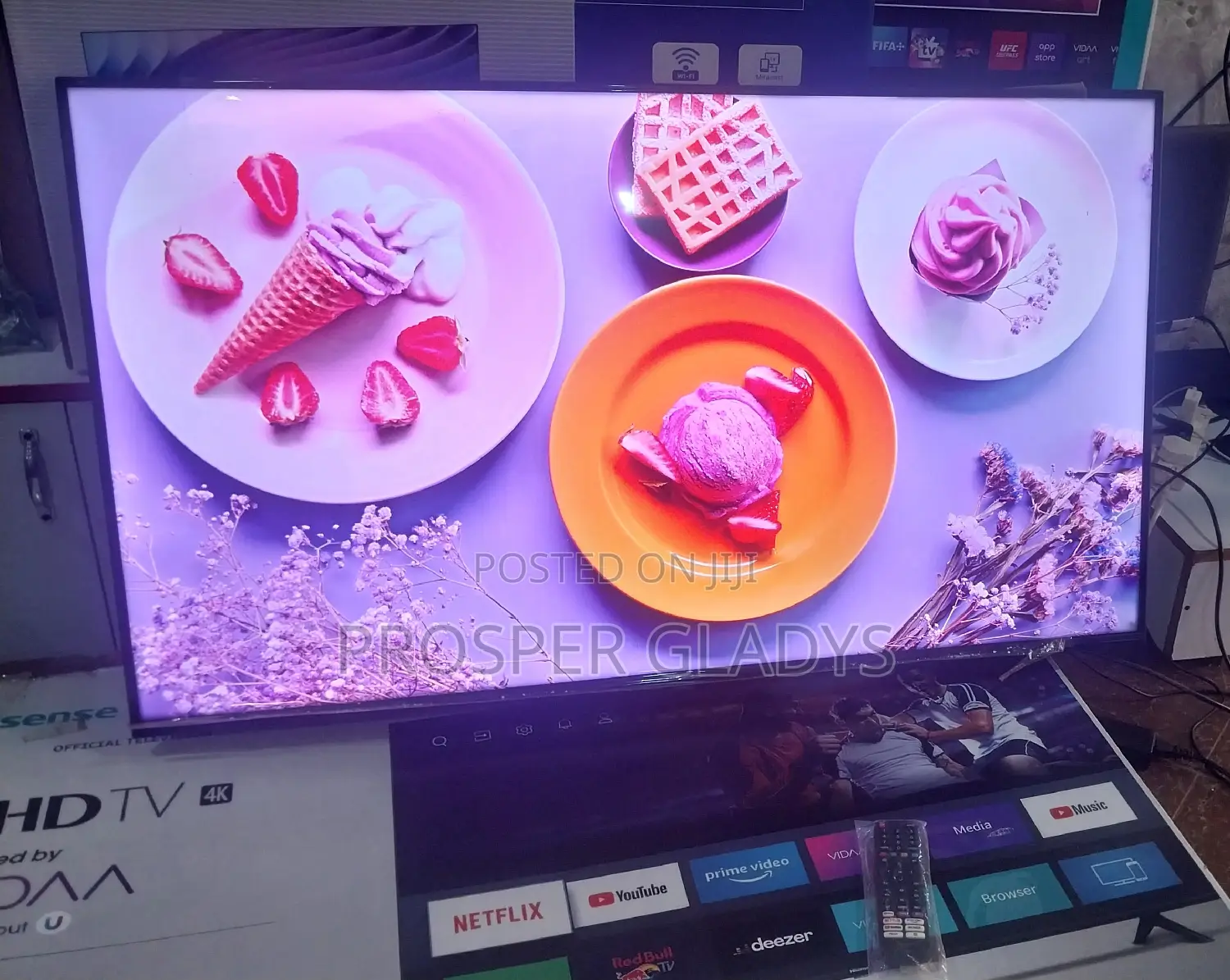 Hisense 50 Smart Digital Flat Screen Flameless