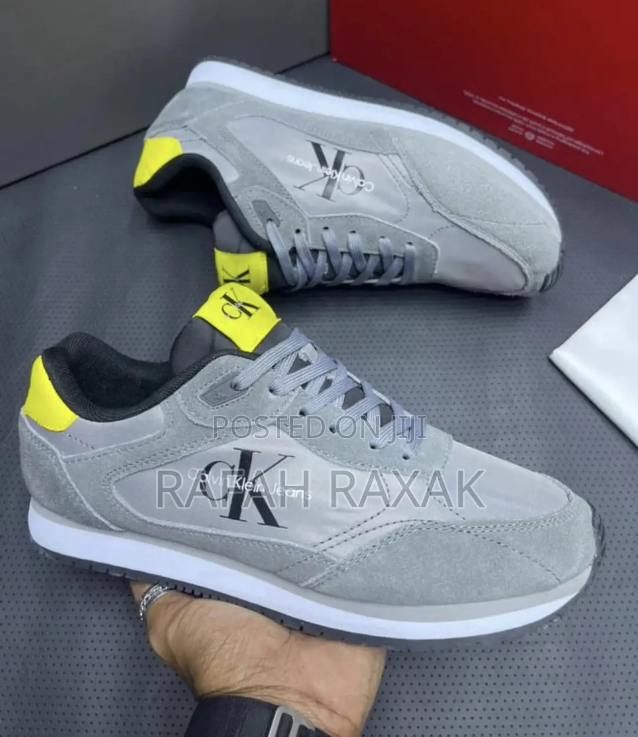 Original Men’S Calvin Klein Jeans Grey Sneakers