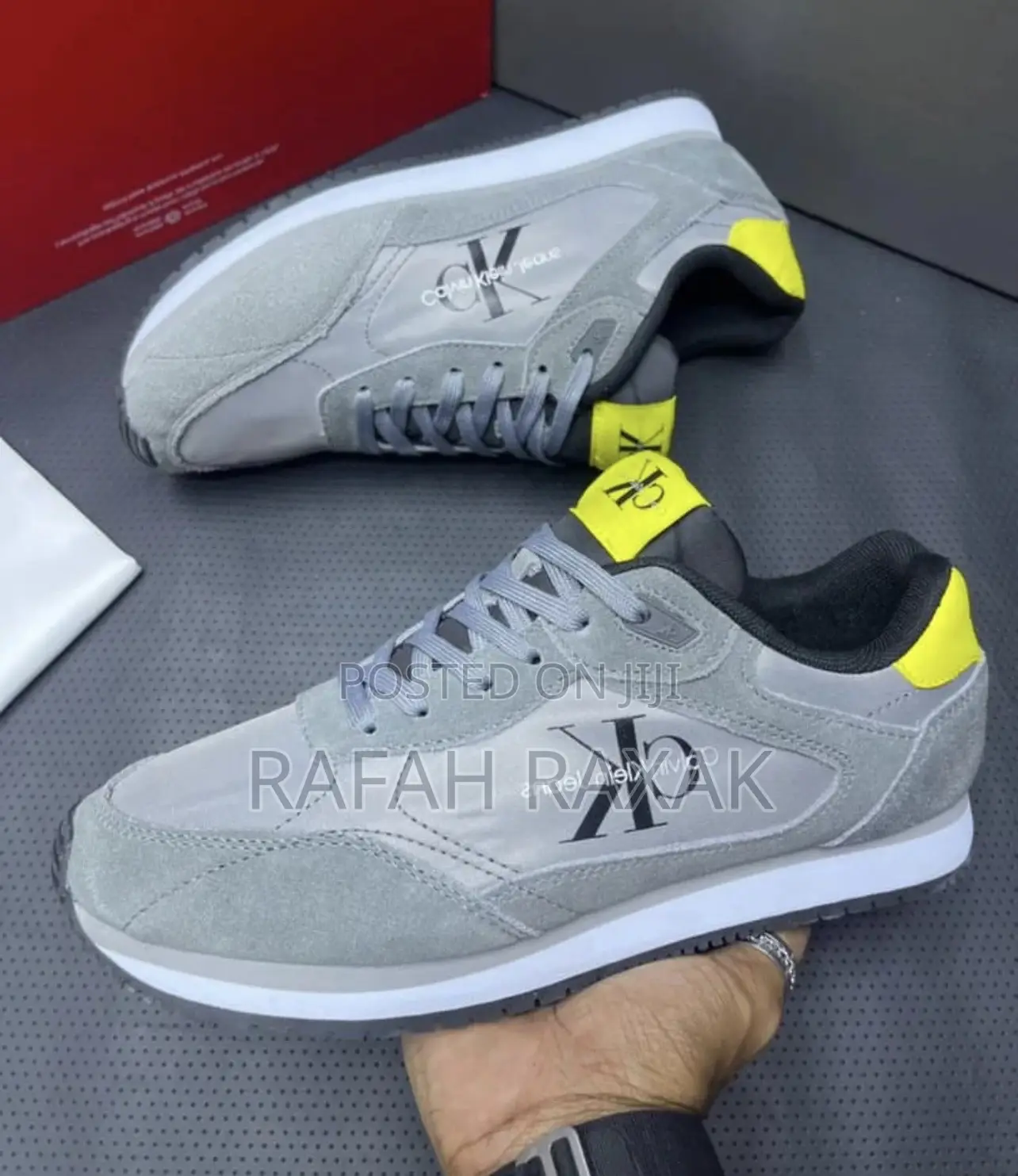 Original Men’S Calvin Klein Jeans Grey Sneakers