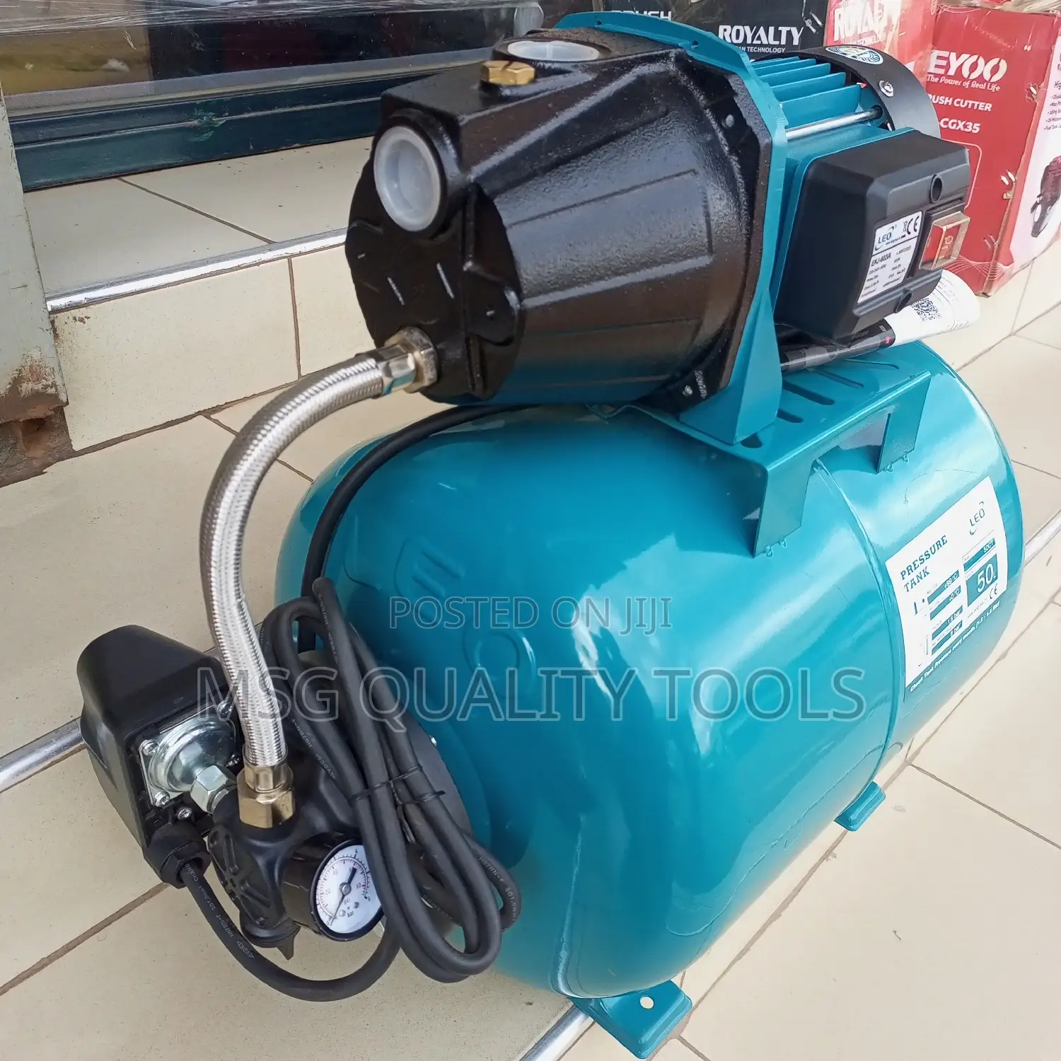 Pressure Water Pump Tank 50ltrs