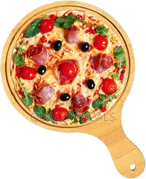 24cm Wooden Pizza Plate