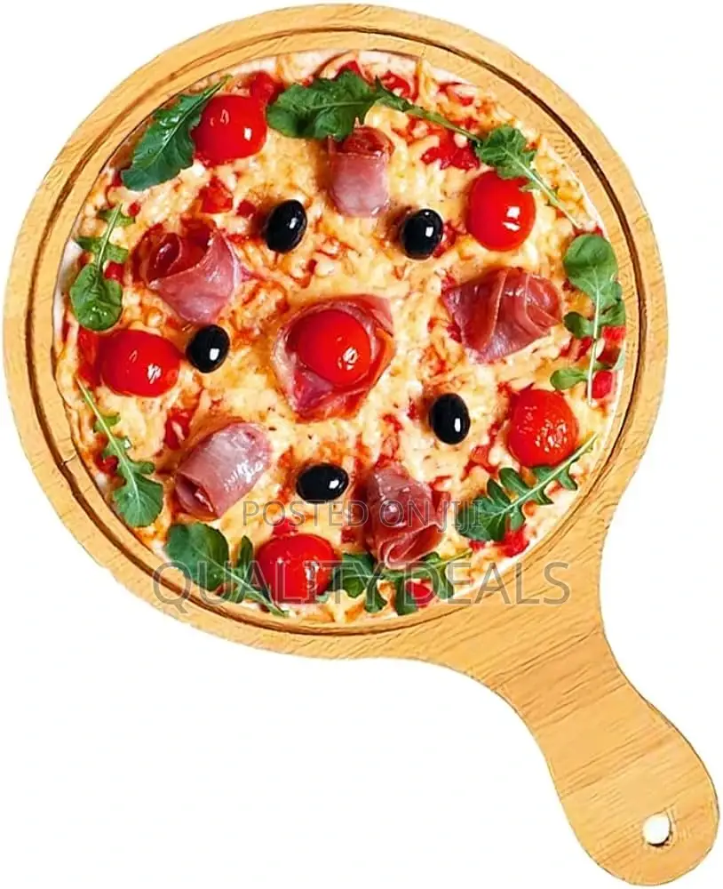 24cm Wooden Pizza Plate