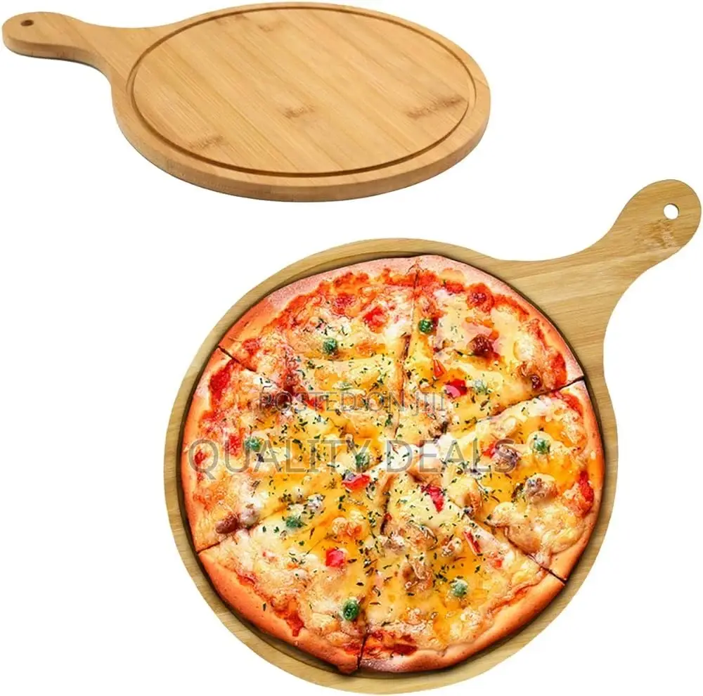 24cm Wooden Pizza Plate