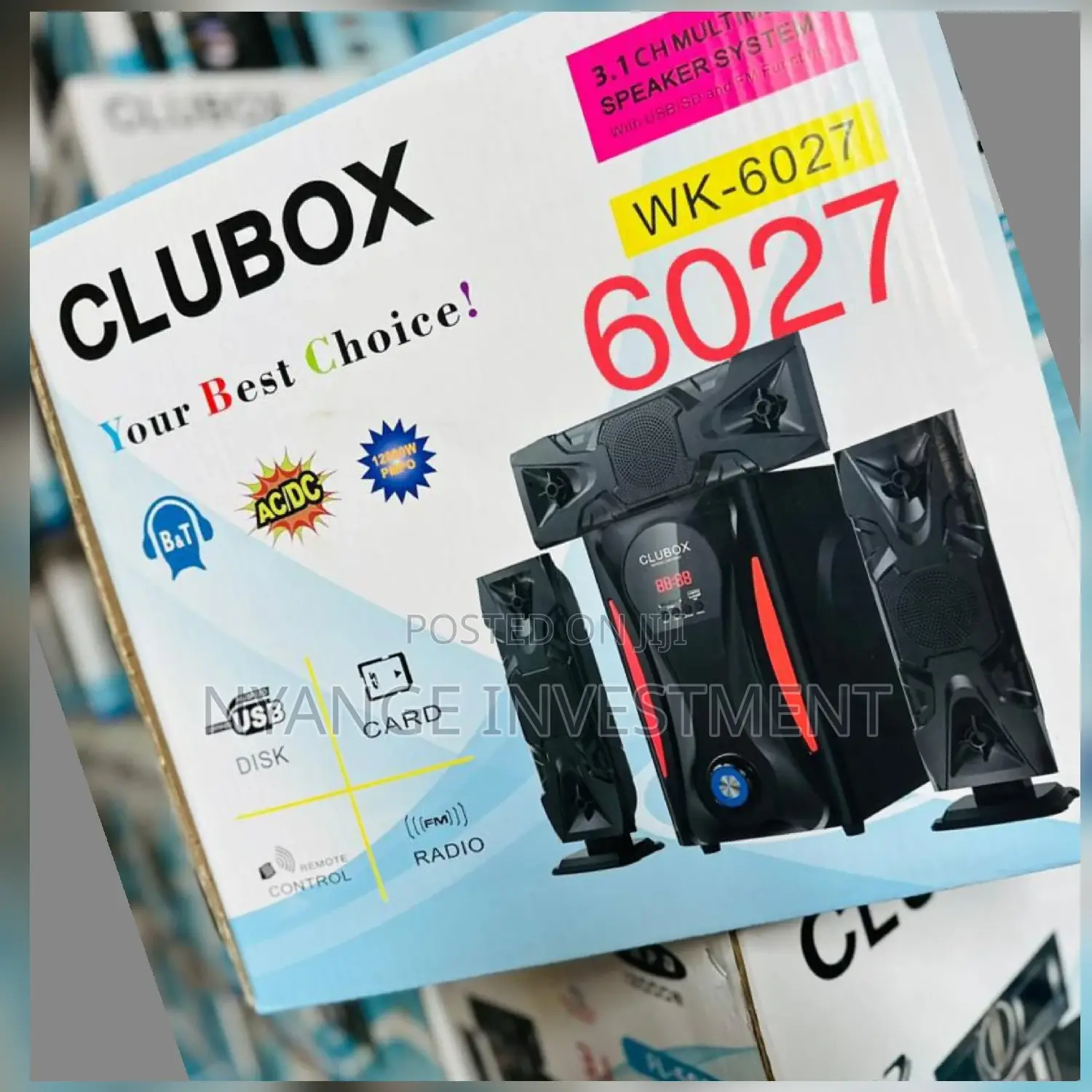 Clubox 3.1sound System. Subwoofer. Clubox Woofer