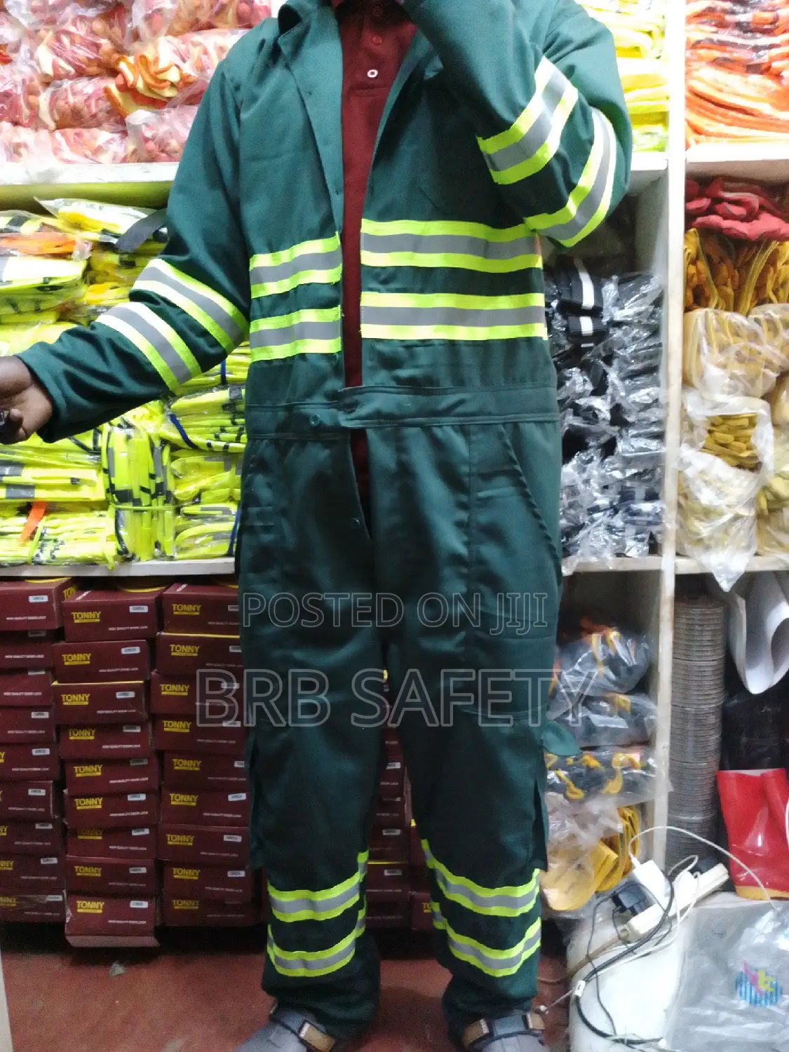 Reflective Overall Green.
