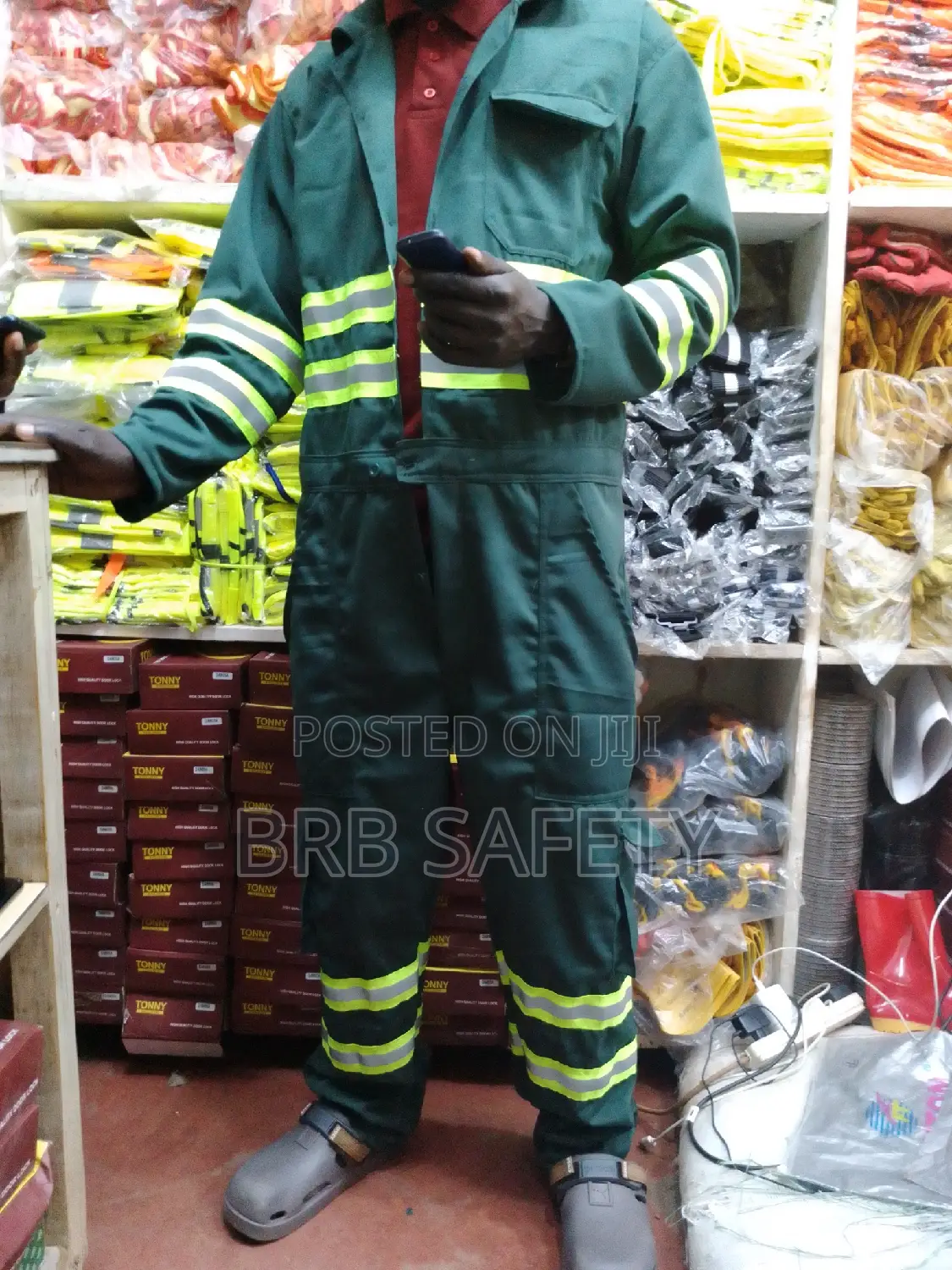 Reflective Overall Green.