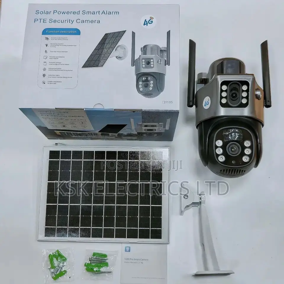 Solar Waterproof 8MP 4G WIFI Battery Dual Lens PTZ Solar