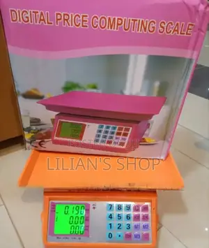Electronic Price Computingweighingscale 40kg Maximum Orange