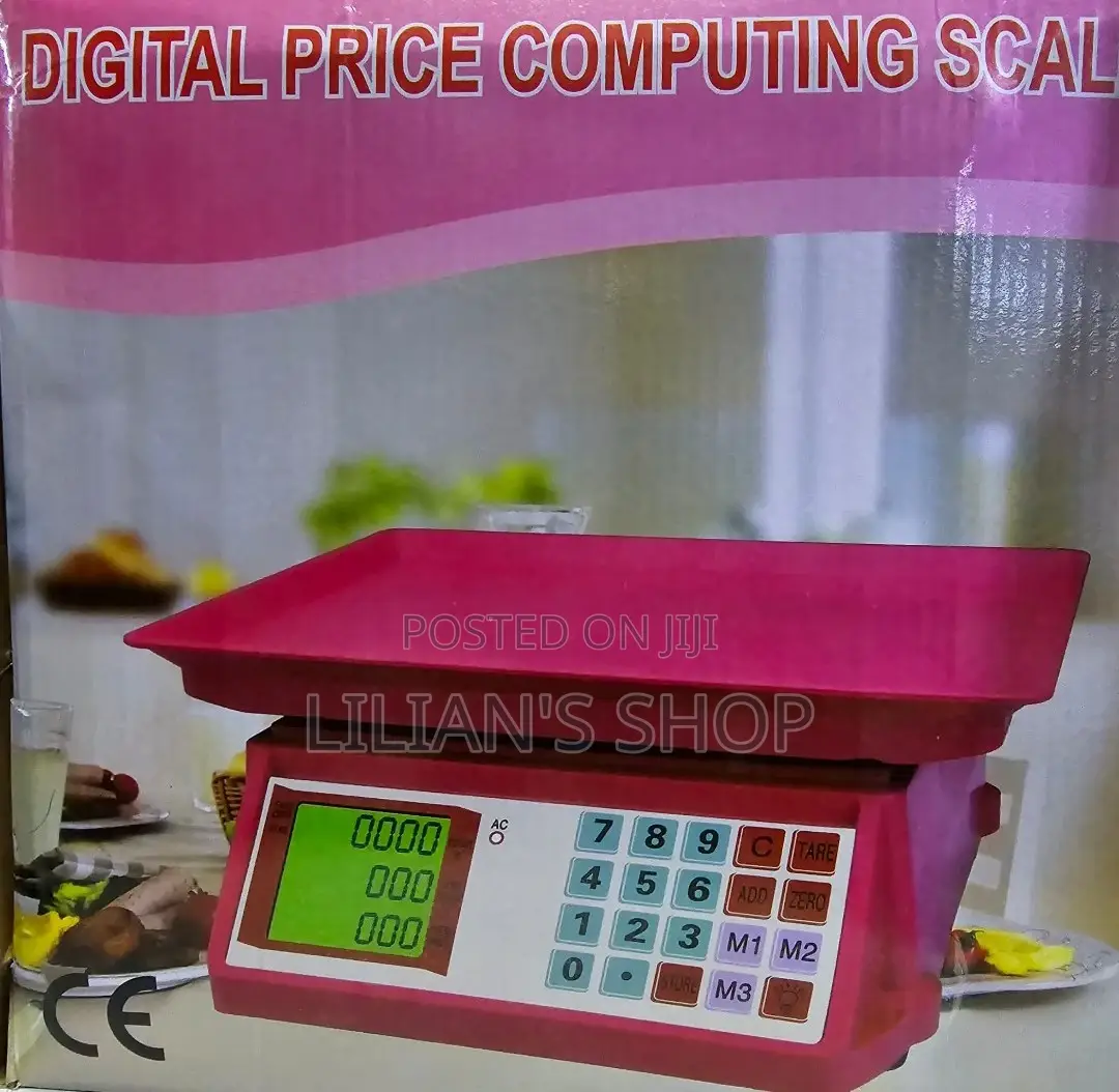 Electronic Price Computingweighingscale 40kg Maximum Orange