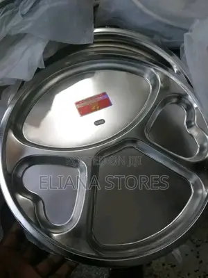 Round Partitioned Stainless Steel Trays