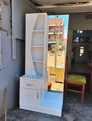 Photo - White Long Dressing Mirror
