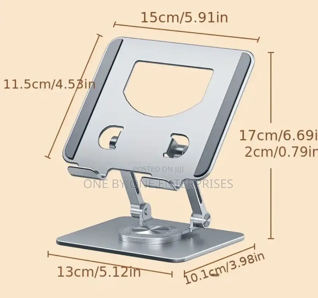 360° Rotation Tablet Stand for iPad, Adjustable Foldable
