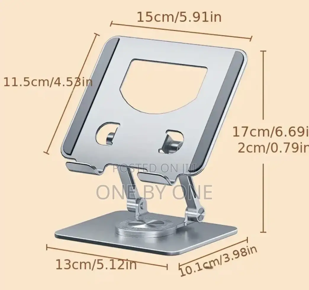 360° Rotation Tablet Stand for iPad, Adjustable Foldable