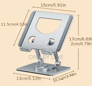 360° Rotation Tablet Stand for iPad, Adjustable Foldable