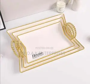 Unique Plastic Trays 3 PCS Set