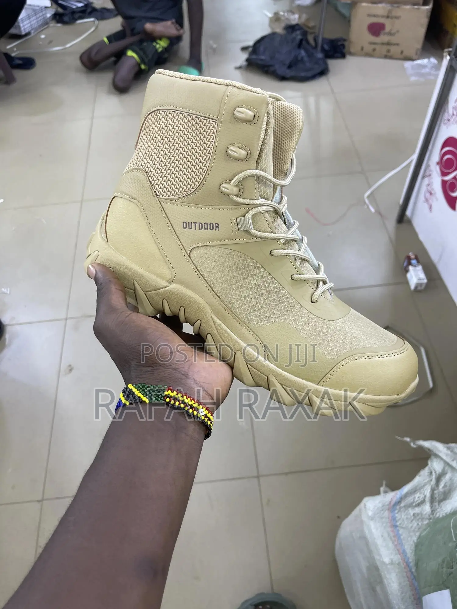 Original Men’S Out Door Khaki Desert Army Boots
