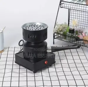 New Black Shisha Hookah Charcoal Stove