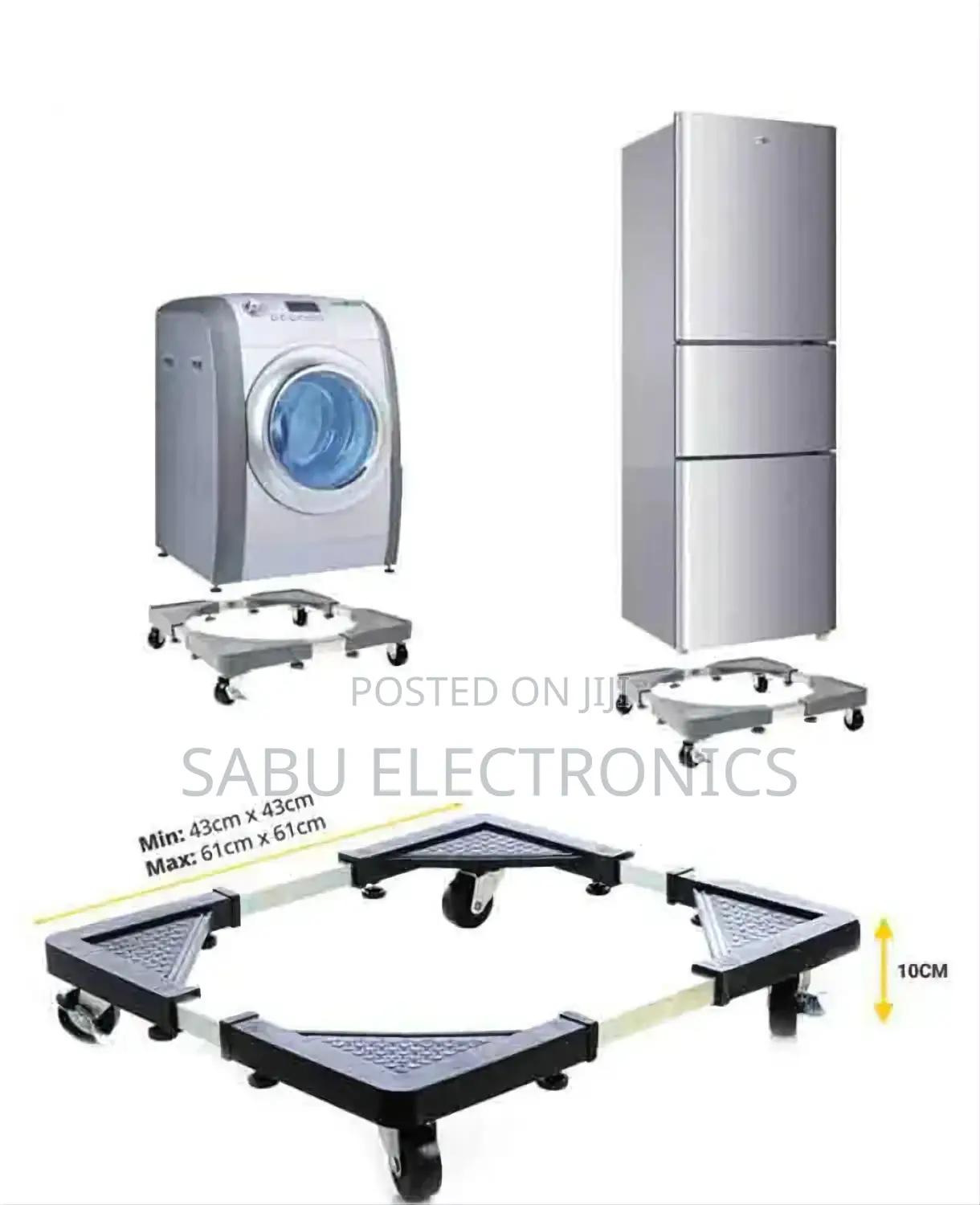 Movable Special Base for Washing Machine and Refrigerator