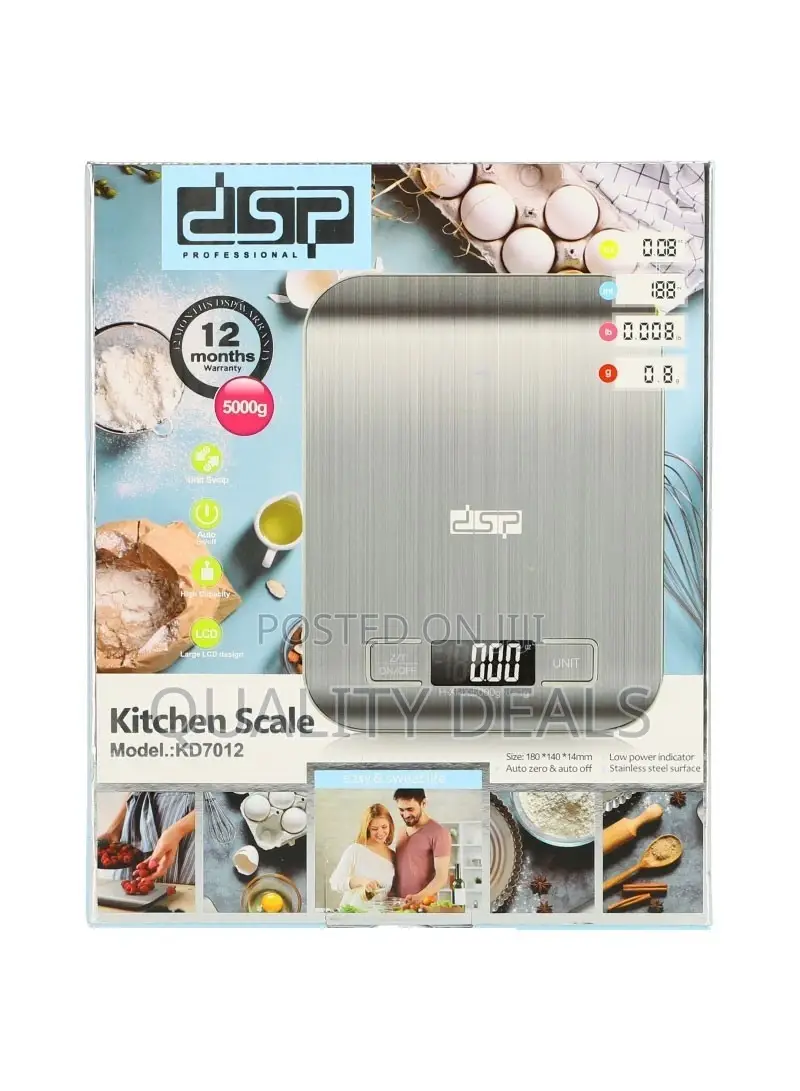 DSP Portable Digital Kitchen Scale
