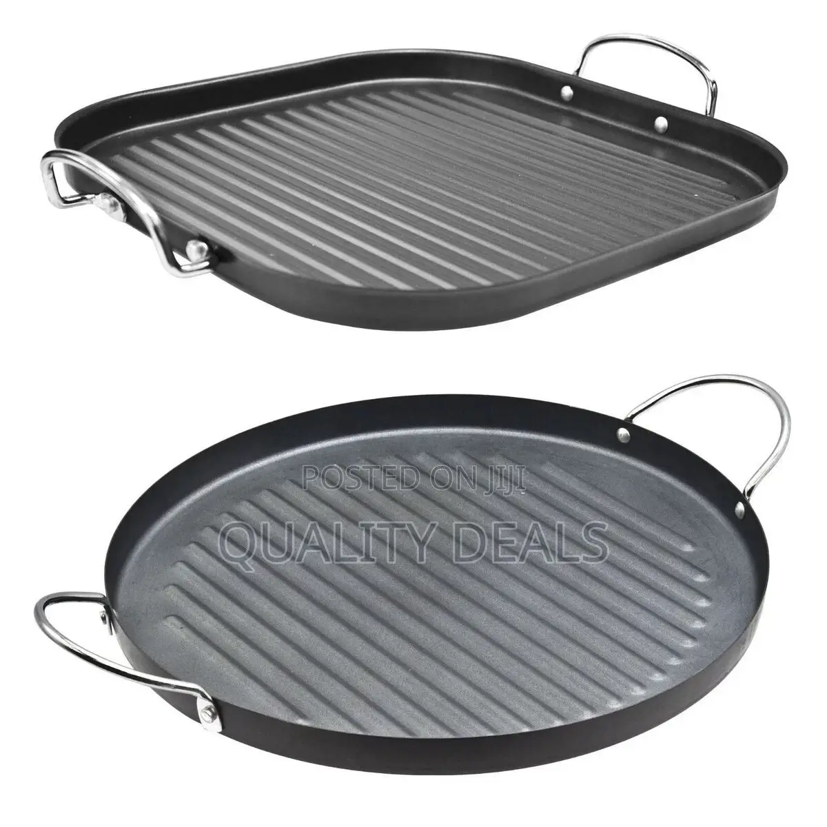 BBQ Steel Griddle Pans