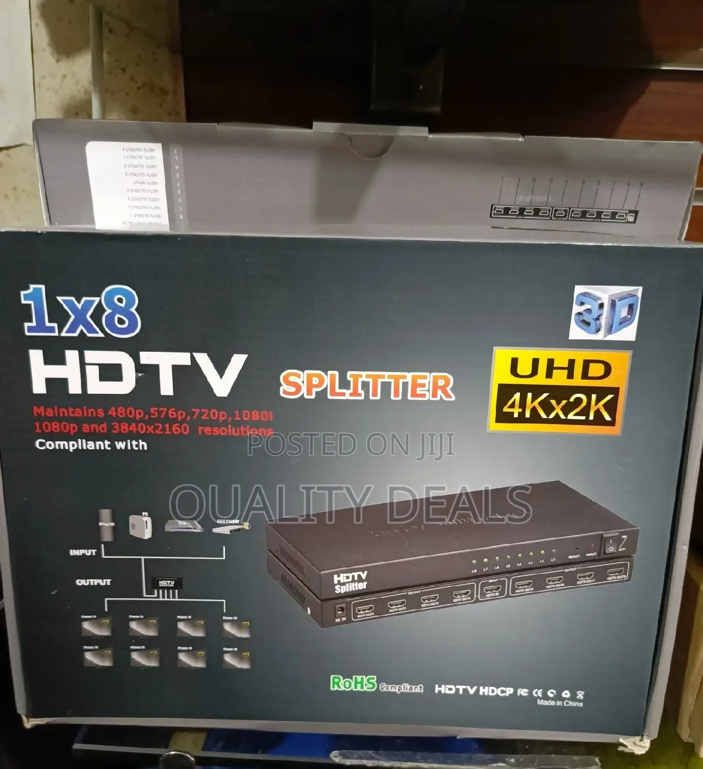 HDTV Full Ultra HD Splitter / 1x4