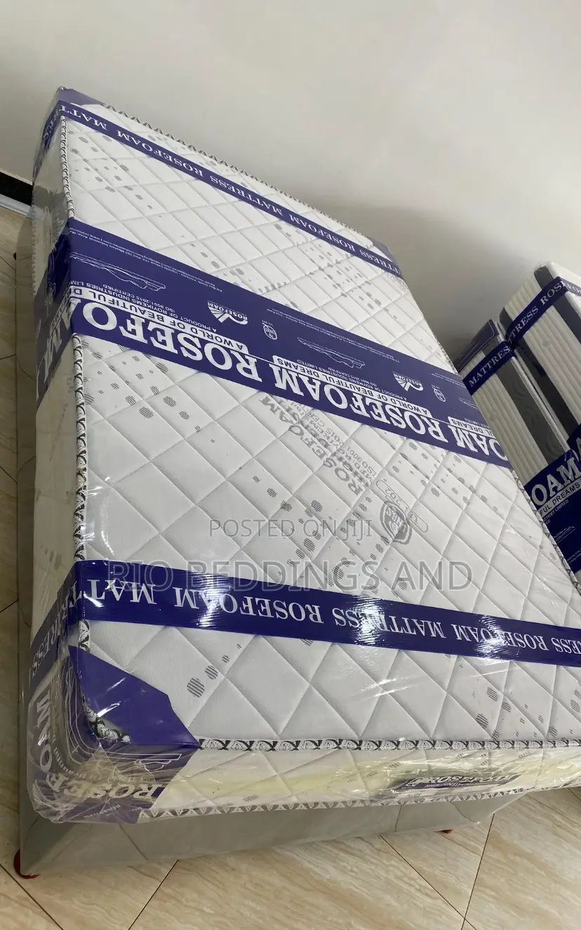4x6 8 Inches Rose Foam Premium High Density Mattress