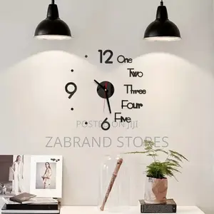 Digital 3D Digital Sticker Wall Clock DIY