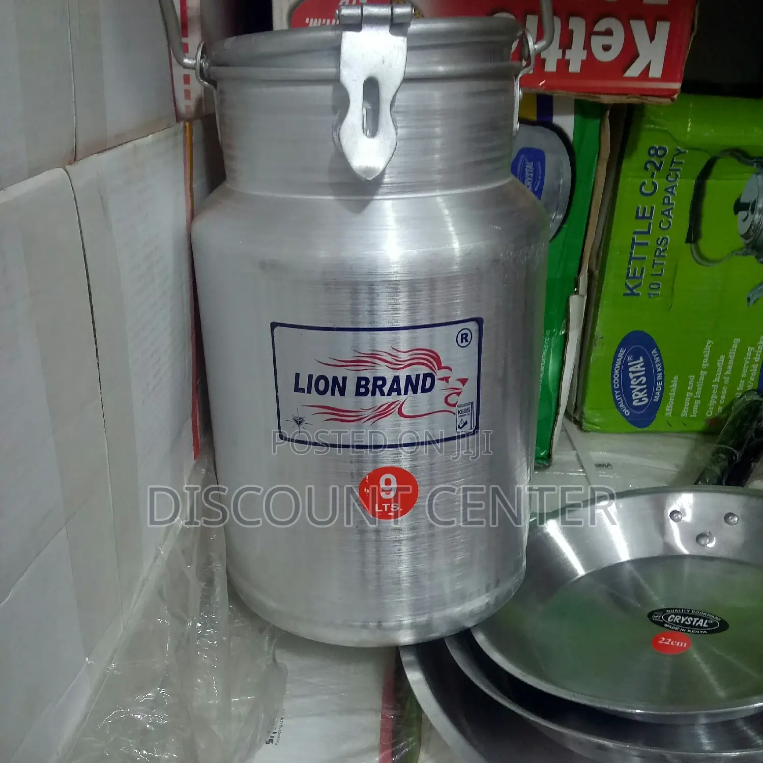 Milk Can 9 Liter Aluminum