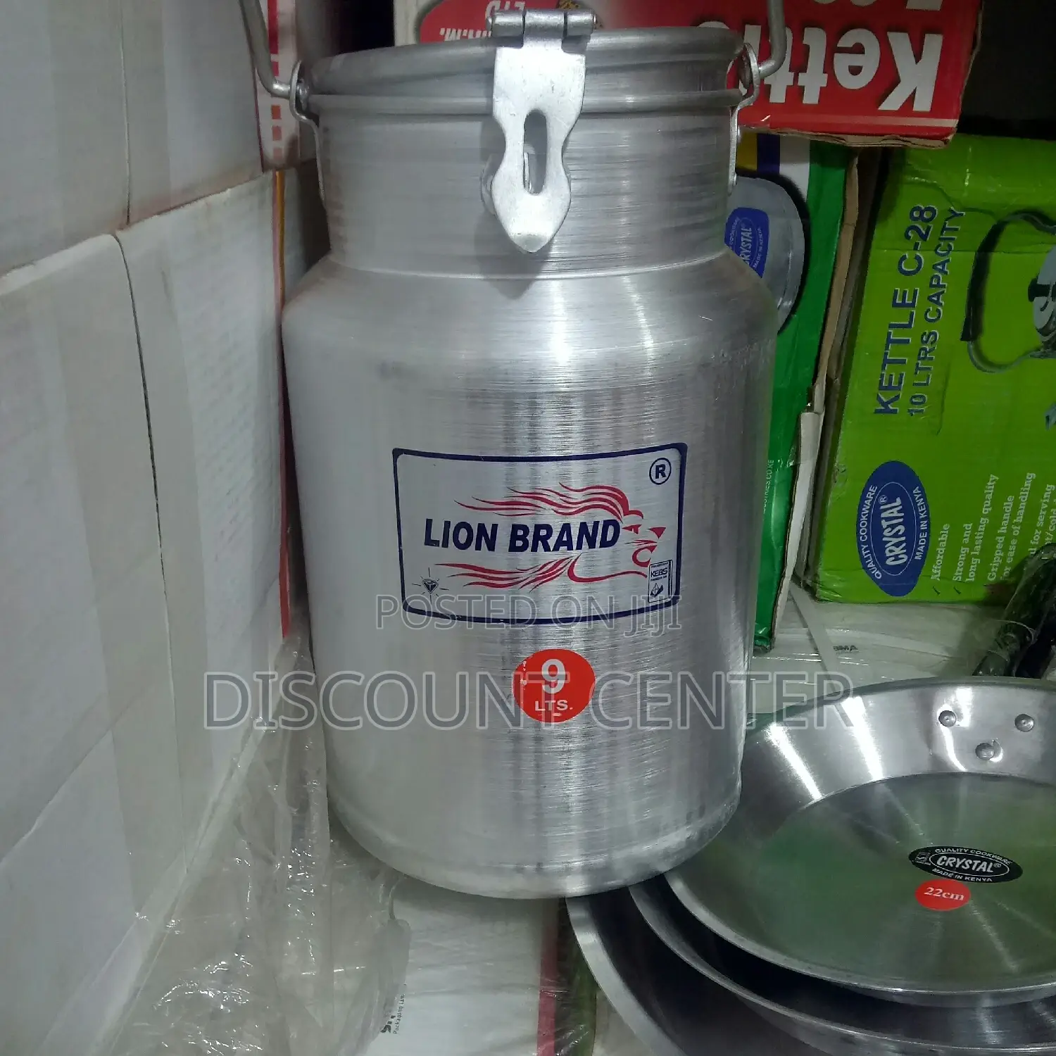 Milk Can 9 Liter Aluminum