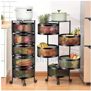 Kitchen Rotating Storage Rack