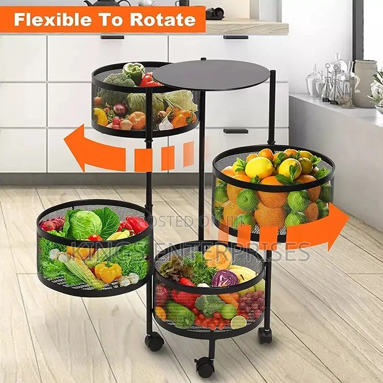Kitchen Rotating Storage Rack