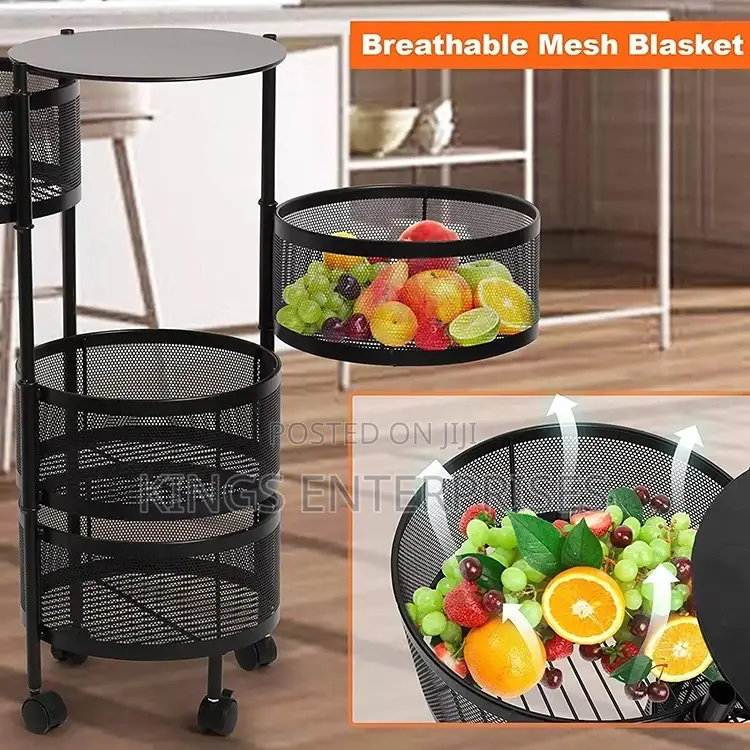 Kitchen Rotating Storage Rack