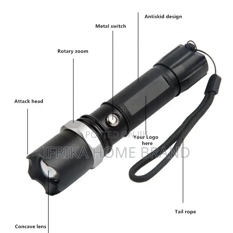 Ultra Bright Strong Camping Light Aluminum Alloy Torche