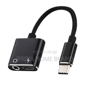 Charging 3.5mm Earphone Jack Audio Cable Type-c Splitter