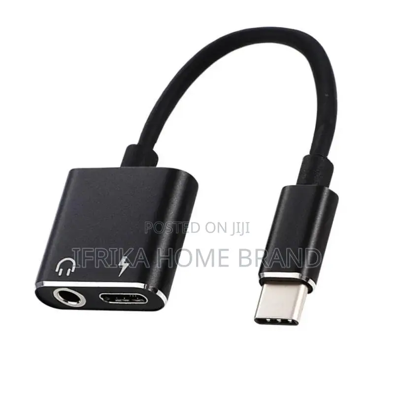 Charging 3.5mm Earphone Jack Audio Cable Type-c Splitter