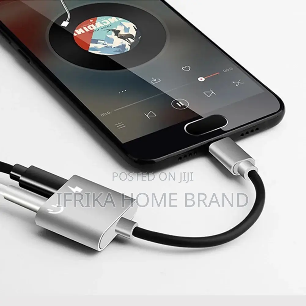 Charging 3.5mm Earphone Jack Audio Cable Type-c Splitter